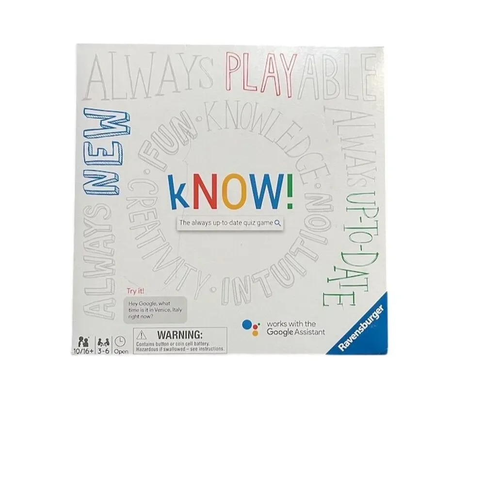 Ravensburger kNOW! Trivia Board Game for 3+ Players Ages 10 & Up